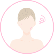 しみ・そばかす・しわ・たるみなどが気になる方の画像